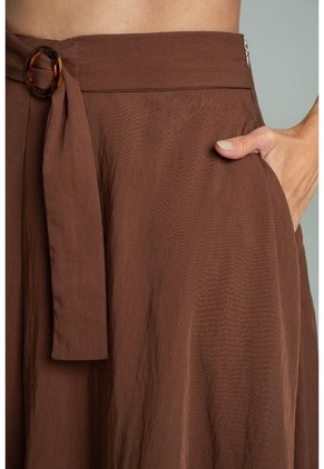 Falda Carey Café Ragged Pf11320534