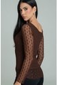 Blusa Anny Café Ragged Pf11113169 de Ragged