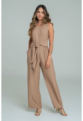 Enterizo Largo Bharnett Beige Ragged Pf11530142