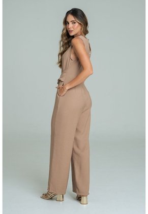 Enterizo Largo Bharnett Beige Ragged Pf11530142