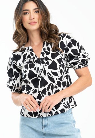 Blusa Nova Popelina Blanco Ragged Pf11112614 Ragged