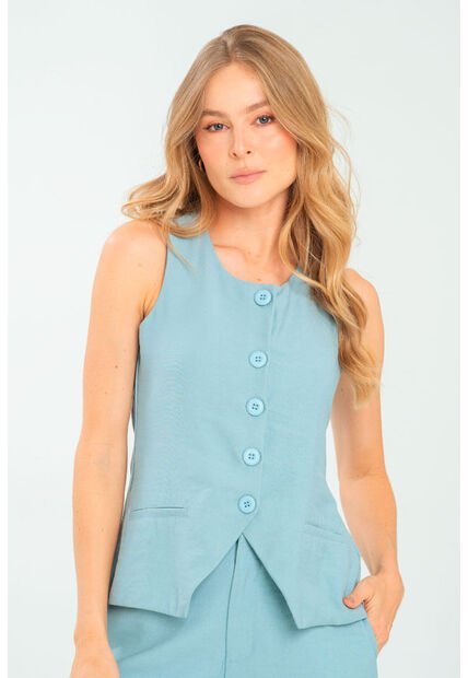 Chaleco Nholan Azul Ragged Pf11150047