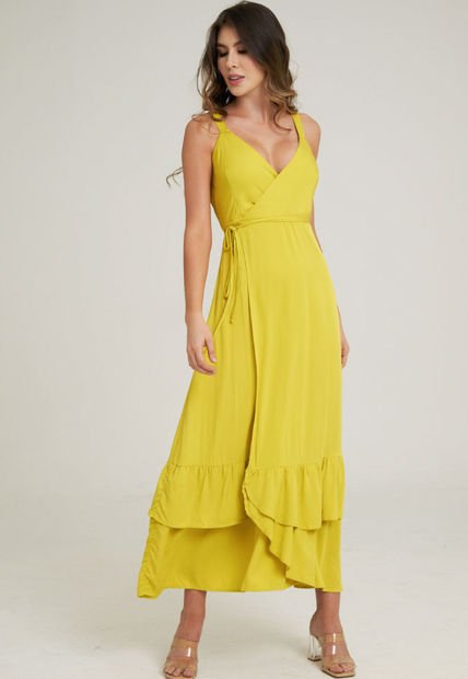 Vestido Pistacho Verde Ragged Pf12510365