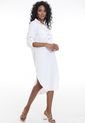 Vestido Lino Blanco Ragged Pf11511075 de Ragged