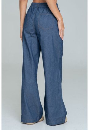 Pantalon Pespunte Burdeos Azul Ragged Pf21310046