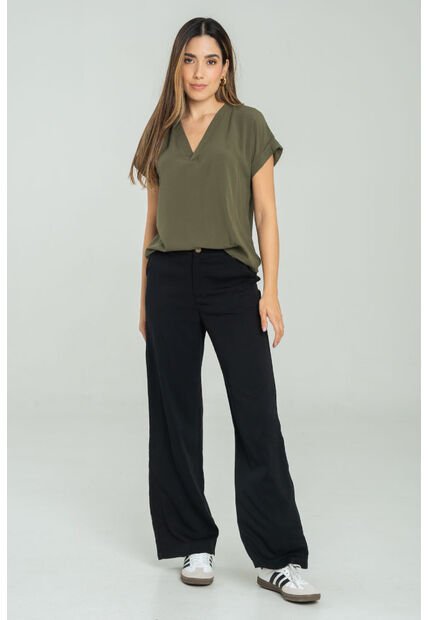 Pantalon Ferrero Negro Ragged Pf11310854