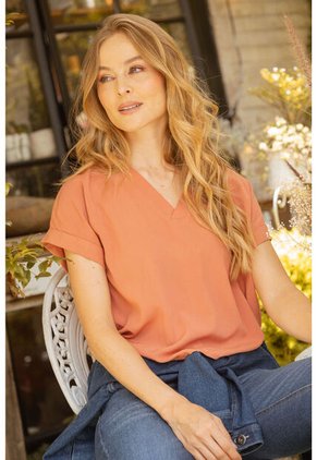 Blusa Calia Rosa Ragged Pf17110068