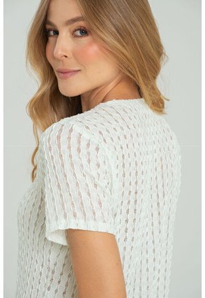 Blusa Nhova Verde Ragged Pf11112994