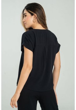 Blusa Calia Negro Ragged Pf17110068