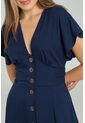 Vestido Largo Fawn Azul Ragged Pf11511376 de Ragged