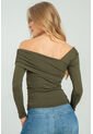 Top Escote Asimetrico Verde Ragged Pf13120825 de Ragged