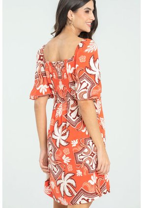 Vestido Mayorca Naranja Ragged Pf11511311