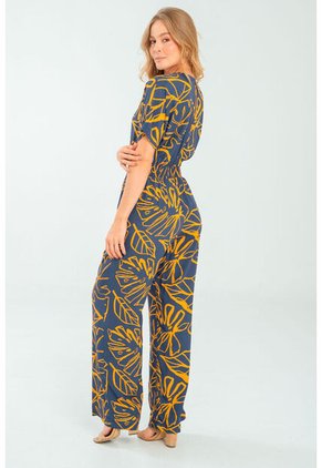 Enterizo Largo Phalma Azul Ragged Pf11530134