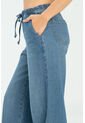 Jeans Wide Leg Jareta Azul Ragged Pf17350002 de Ragged