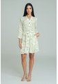 Vestido Beca Verde Ragged Pf11511474 de Ragged