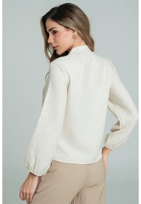 Blusa Atenas Beige Ragged Pf12110872