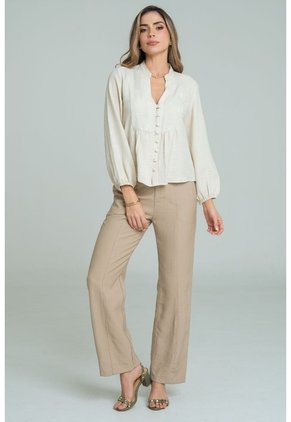 Blusa Atenas Beige Ragged Pf12110872