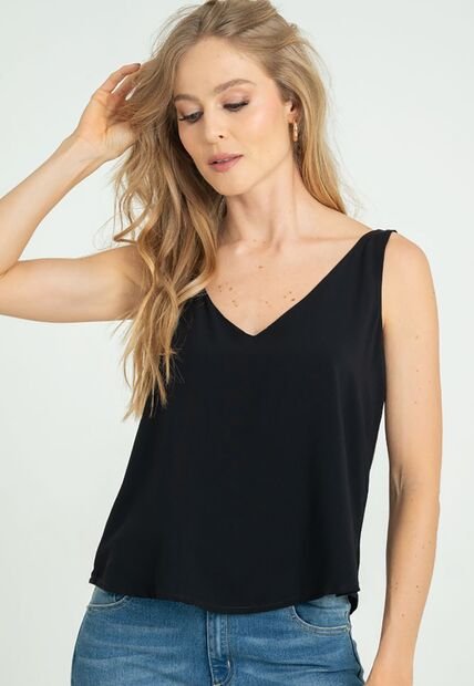Blusa Mucura Negro Ragged Pf17110066