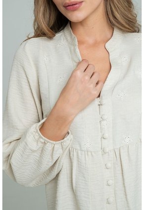 Blusa Atenas Beige Ragged Pf12110872