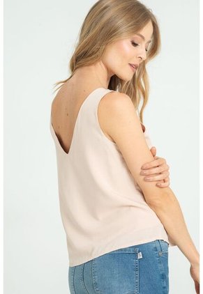 Blusa Mucura Beige Ragged Pf17110066