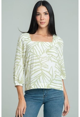 Blusa Palmer Verde Ragged Pf11113188 Ragged