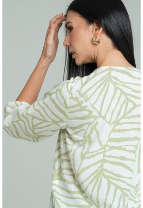 Blusa Palmer Verde Ragged Pf11113188