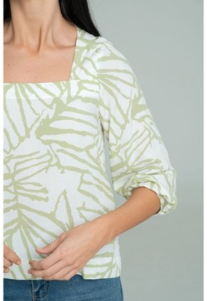 Blusa Palmer Verde Ragged Pf11113188
