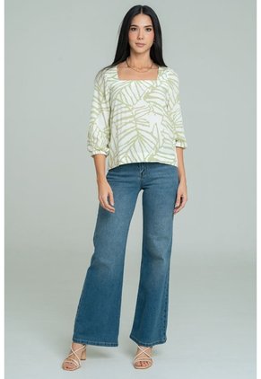 Blusa Palmer Verde Ragged Pf11113188