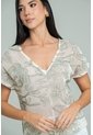 Blusa Bordada Neru Verde Ragged Pf11113183 de Ragged