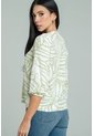 Blusa Palmer Verde Ragged Pf11113188 de Ragged