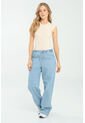 Jeans Wide Leg Jareta Azul Ragged Pf17350002 de Ragged