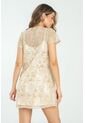 Vestido Corto Chloe Beige Ragged Pf11511368 de Ragged