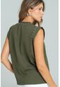Camiseta Taches Verde Ragged Pf21120130 de Ragged