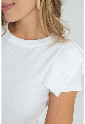 Top Rib Luna Blanco Ragged Pf11121120