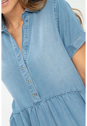 Vestido Faroles Azul Ragged Pf21510005