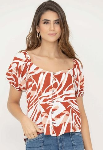 Blusa Makeno Rojo Ragged Pf11112470 Ragged