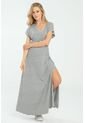 Vestido Mason Gris Ragged Pf11511342 de Ragged