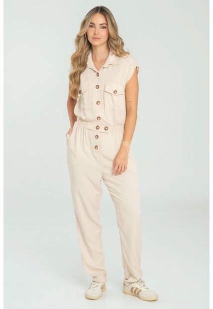 Enterizo Largo Ethoille Beige Ragged Pf11530135