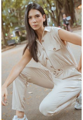 Enterizo Largo Ethoille Beige Ragged Pf11530135