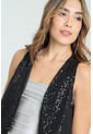 Chaleco Lentejuelas Negro Ragged Pf11150028 de Ragged