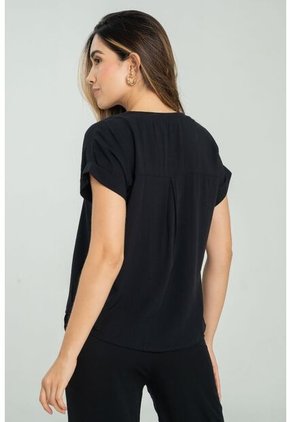 Blusa Calia Negro Ragged Pf17110068