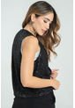Chaleco Lentejuelas Negro Ragged Pf11150028 de Ragged