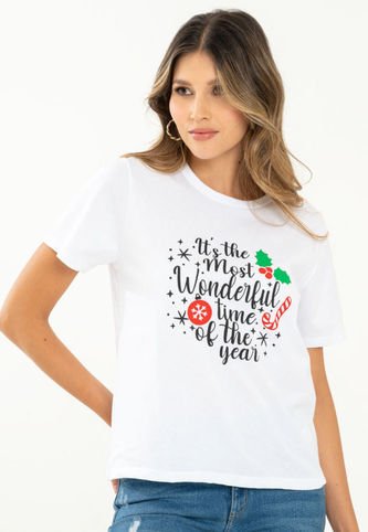 Camiseta Navidad 23 Blanco Ragged Pf21120024 Ragged