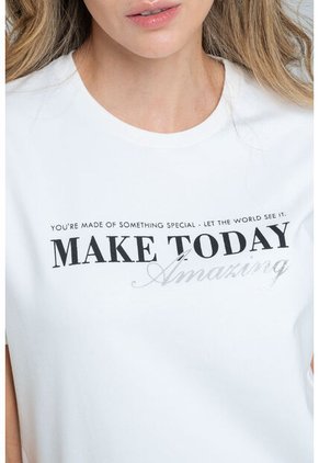 Camiseta Amazing Blanco Ragged Pf21120118