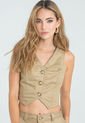 Chaleco Elie Beige Ragged Pf21150002 de Ragged