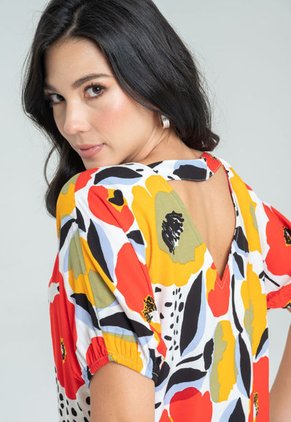 Blusa Monaco Rojo Ragged Pf11112691