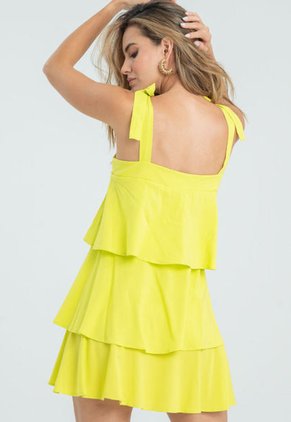 Vestido Looker Verde Ragged Pf11511256