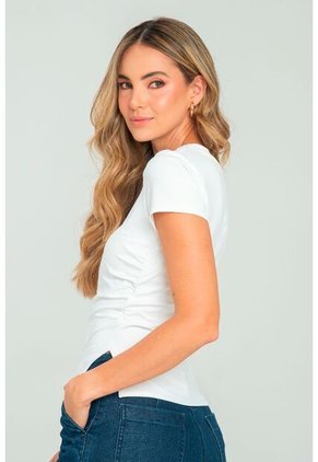 Top Largo Lecer Blanco Ragged Pf13120827
