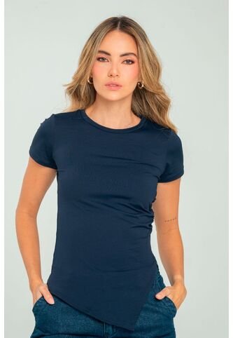 Top Largo Lecer Azul Ragged Pf13120827 Ragged