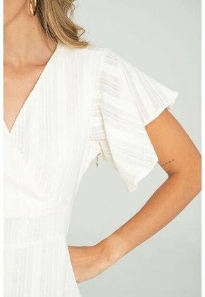 Vestido Sezan Blanco Ragged Pf11511401